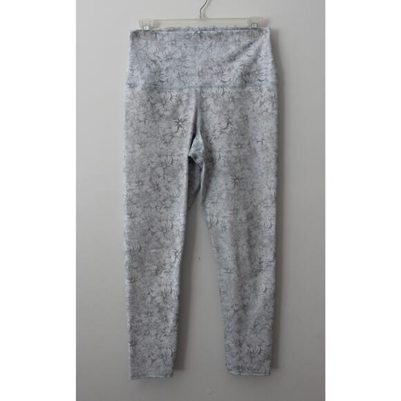 Evolution and Creation Womens EVCR Floral Leggings Grey Size M Pre-Owned - Picture 1 of 4